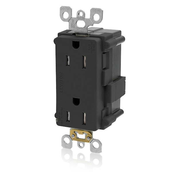 Surge Suppressor, 125V, 2 Poles, 3 Wires + Self-Ground